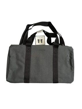 Calvin Klein Eternity For Men Duffle Bag Gift With Purchase NWT Grey Black